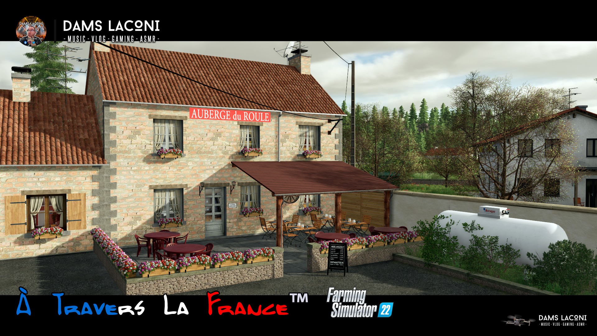 Map À Travers La France™ FS22 - Auberge du Roule