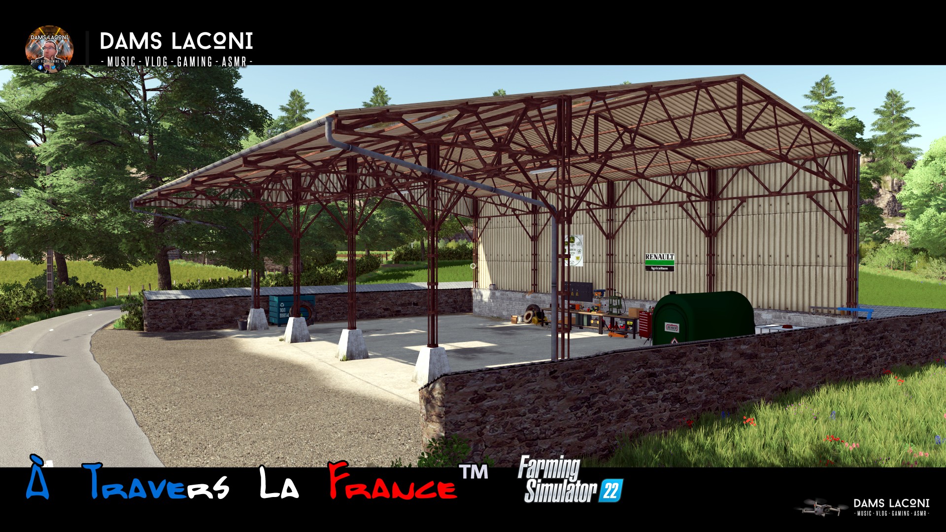 Map À Travers La France™ FS22 - Petite Ferme 1 (Vaches) - Dams Laconi ...