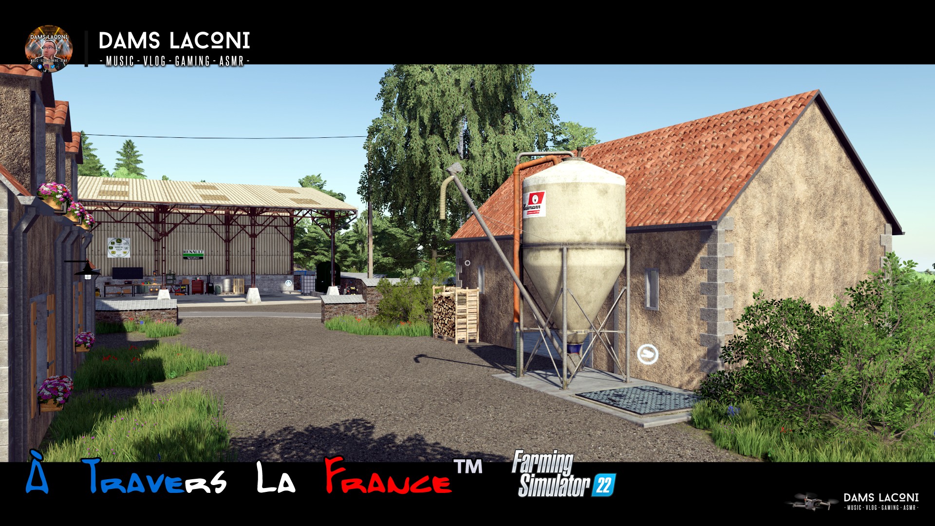 Map À Travers La France™ FS22 - Petite Ferme 1 (Vaches)